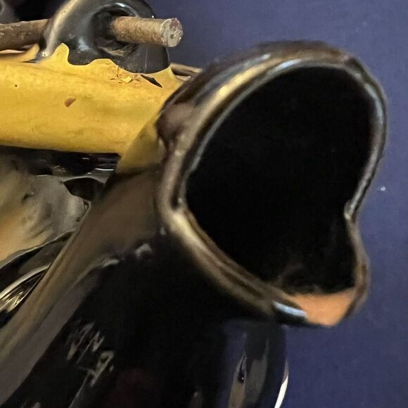 Antique Thames 1940's Redware Clown Teapot - Picture 9 of 10